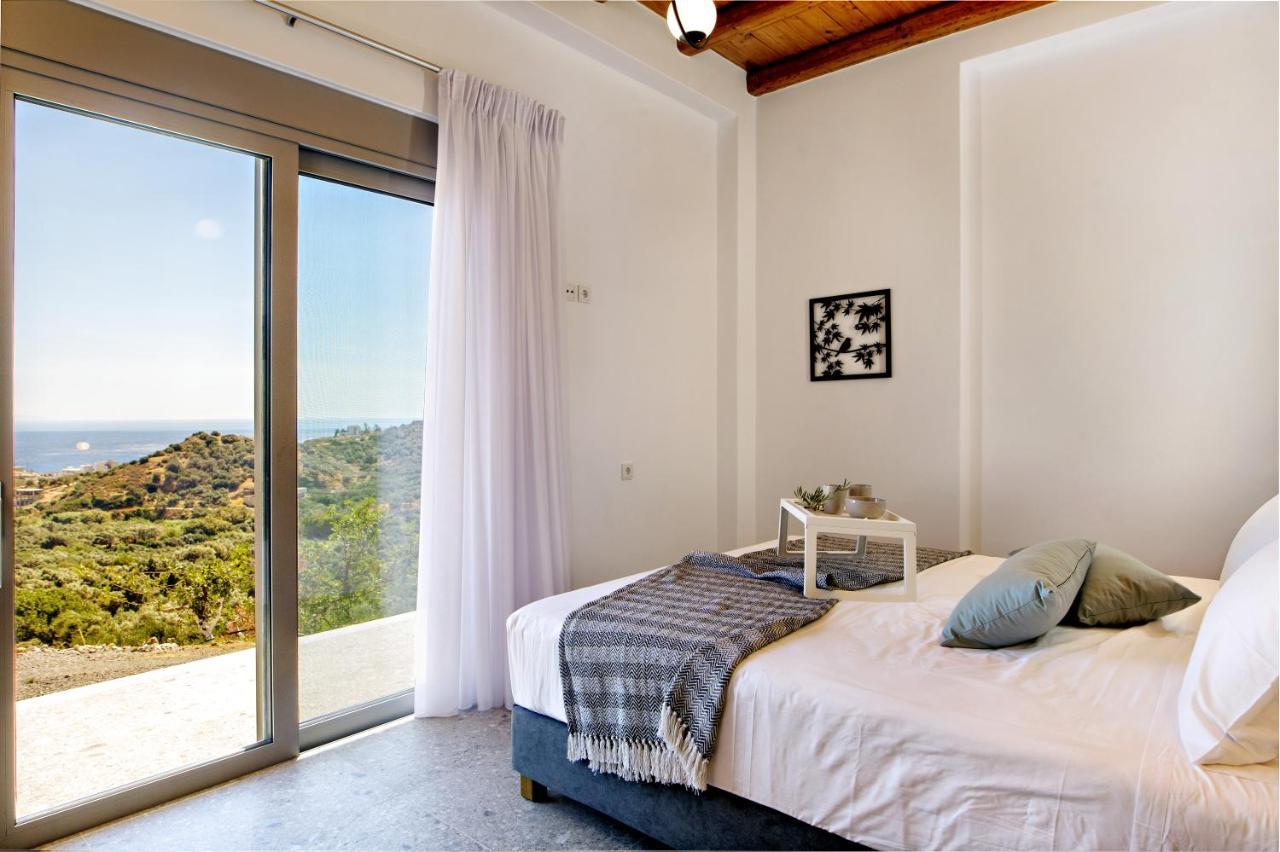 Almond Cottage With A Sea View Above Plakias Exteriör bild