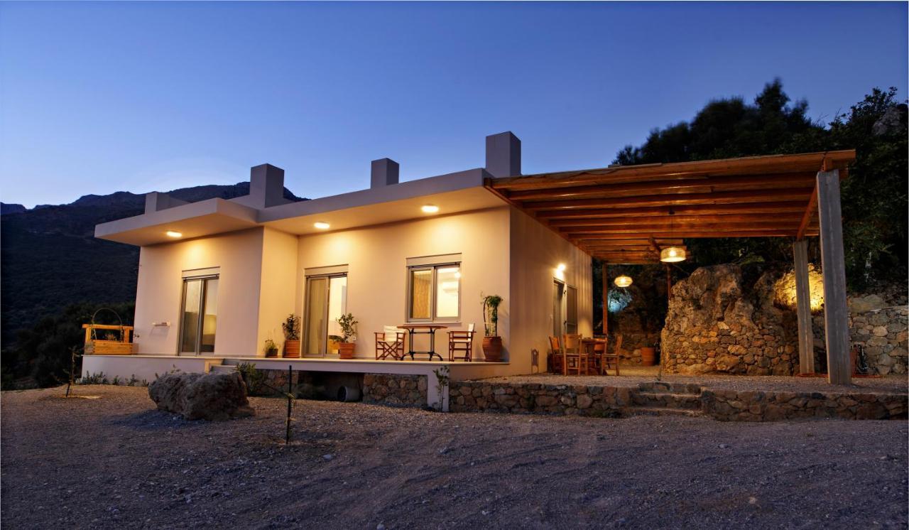 Almond Cottage With A Sea View Above Plakias Exteriör bild
